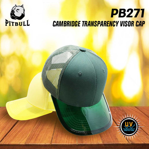 PB271 PITBULL Cambridge Transparency Visor Mesh Trucker