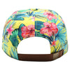 PB309 Pitbull Cambridge 5 Panel Unstructured Floral Rope Hat [Yellow]