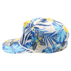 PB309 Pitbull Cambridge 5 Panel Unstructured Floral Rope Hat [White]