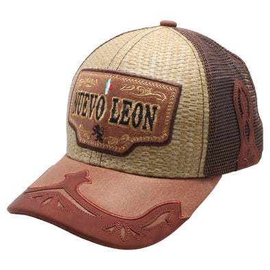 2323 Straw Hat Nuevo Leon [Nature/Brown]