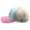 FD2 Pit Bull Amaze In Life Macaron3 Patch Trucker Hat[Mint/Cream/Pink]