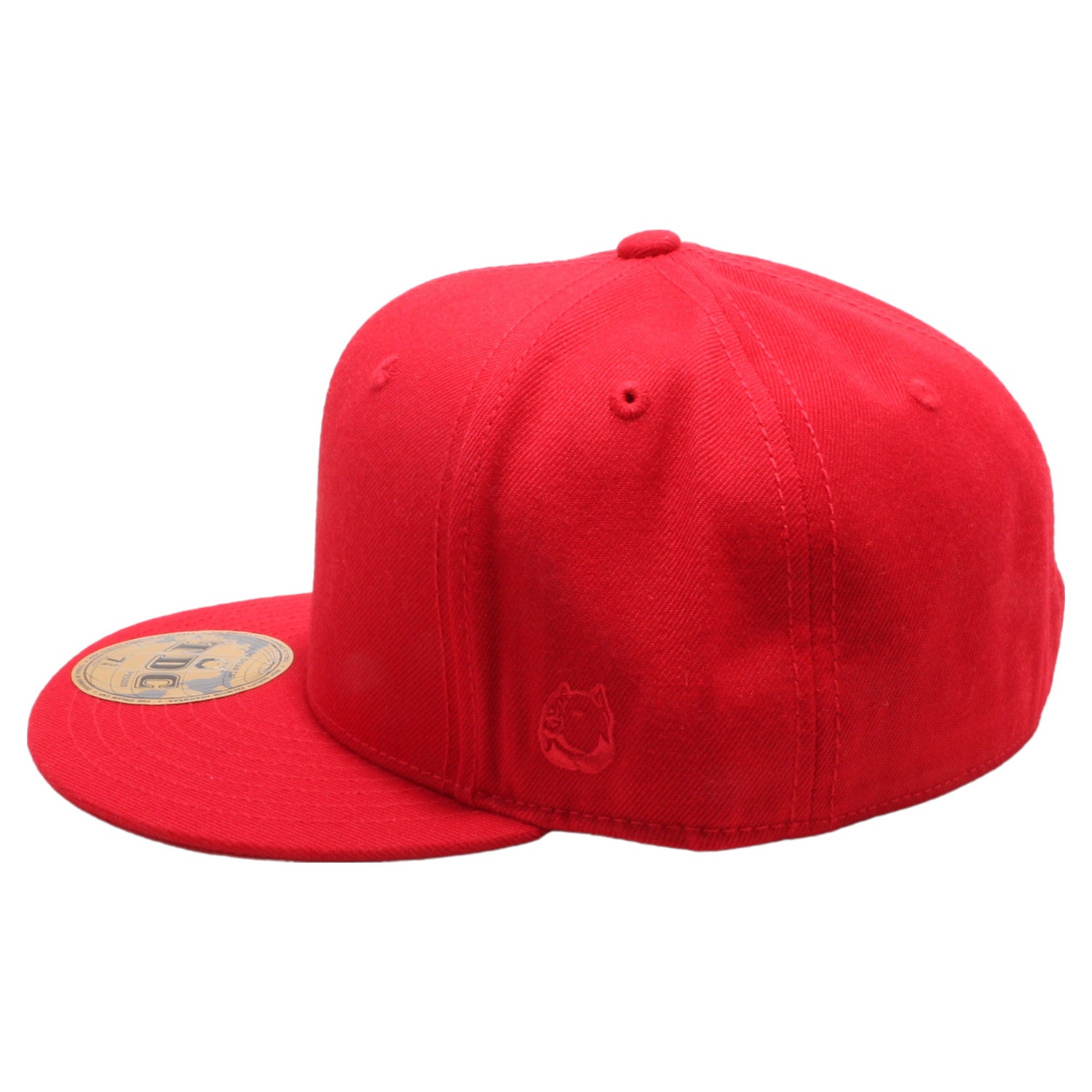 PB5000 TDC PitBull On-Field Wool Blend Flat Fitted Hats [Red