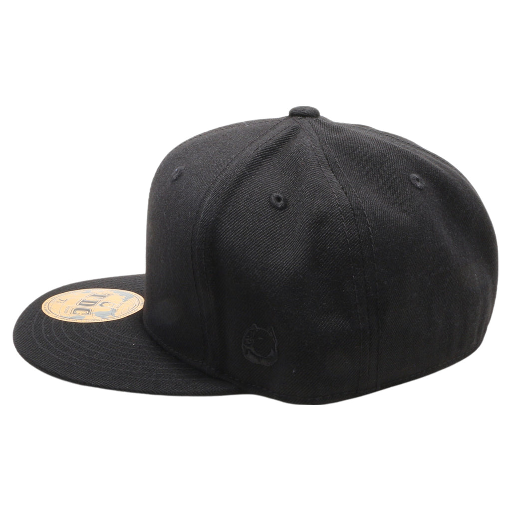 PB5000 TDC PitBull On-Field Wool Blend Flat Fitted Hats [Black ...