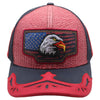 2323 Straw Hat USA Eagle [Wine/Navy]