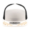 PB304 Pitbull Cambridge 6 Panel Camper Bay Leaf Trucker [Cream/Black]