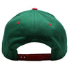 PB105T PitBull Cambridge Cotton Two-Tone Snapback [Kelly Green/Red]