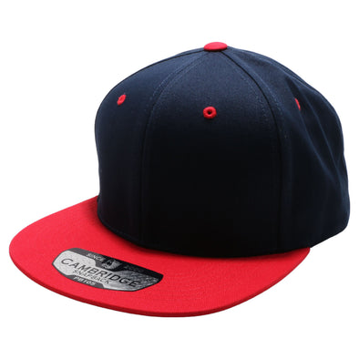 PB105T Pit Bull Cotton Two-Tone Snapback [Navy/Red]