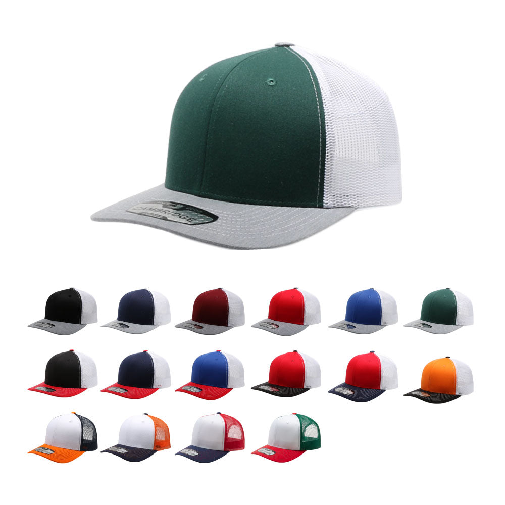 PB222T Cambridge Tri-Color Mesh Trucker – CHOICE CAP, INC.