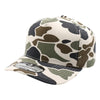 PB285 Five Panel Old School Camo High Frame [Cream]