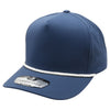 PB311 Five Panel High Frame Rope Perforated [Navy/White]