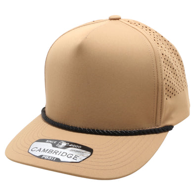 PB311 Five Panel High Frame Rope Perforated [Beige (Black)]