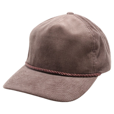 PB314 Five Panel Corduroy Unstructured Rope [Brown]