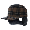 Plaid Camper Ear Flap [Brown/Black]