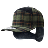Plaid Camper Ear Flap [Olive/Black]