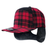 Plaid Camper Ear Flap [Red/Black]