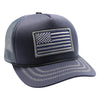 5013 Pitbull U.S. Flag Sponge Rope Trucker Hat [Navy]