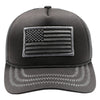 5013 Pitbull U.S. Flag Sponge Rope Trucker Hat [Black]