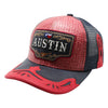 2323 Straw Hat Austin [Wine/Navy]