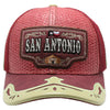 2323 Straw Hat San Antonio [Wine/Burgundy]