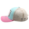 FD2 Pit Bull Amaze In Life Ice Cream3 Patch Trucker Hat[Mint/Khaki/Pink]