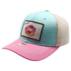 FD2 Pit Bull Amaze In Life Donut1 Patch Trucker Hat[Mint/Khaki/Pink]