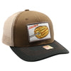 FD2 Pit Bull Amaze In Life Elotes Patch Trucker Hat[D.Khaki/Khaki/Black]