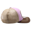 FD2 Pit Bull Amaze In Life Coffee Patch Trucker Hat[Lavender/Khaki/Brown]