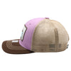 FD2 Pit Bull Amaze In Life Coffee Patch Trucker Hat[Lavender/Khaki/Brown]