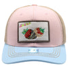 FD2 Pit Bull Amaze In Life Strawberry Patch Trucker Hat[L.Pink/Khaki/Sky]