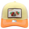 FD2 Pit Bull Amaze In Life Strawberry Patch Trucker Hat[Lemon/Orange/Cream]