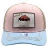 FD2 Pit Bull Amaze In Life Cake7 Patch Trucker Hat[L.Pink/Khaki/Sky]