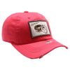 FD3 Pit Bull Amaze In Life Donut2 Patch Washed Cotton Hat[Coral]