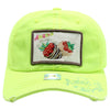 FD3 Pit Bull Amaze In Life Strawberry Patch Washed Cotton Hat[N.Green]