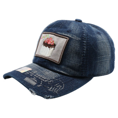 FD3 Pit Bull Amaze In Life Cake7 Patch Washed Cotton Hat[D.Denim]