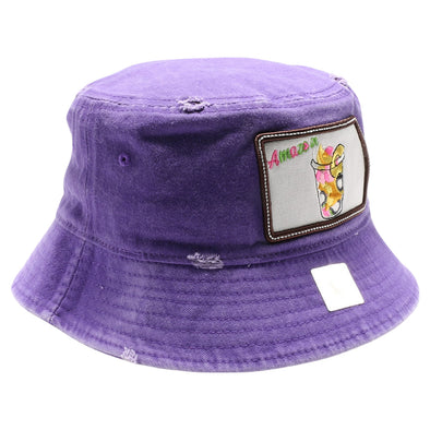 FD1 Pit Bull Amaze In Life Fruits Cup Patch Vintage Bucket [Lavender]
