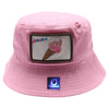 FD1 Pit Bull Amaze In Life Ice Cream3 Patch Vintage Bucket[L.Pink]