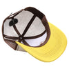 FD2 Pit Bull Amaze In Life Coffee Patch Trucker Hat[Stone/Brown/Yellow]