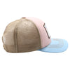 FD2 Pit Bull Amaze In Life Ice Cream3 Patch Trucker Hat[L.Pink/Khaki/Sky]