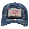 FD3 Pit Bull Amaze In Life Donut1 Patch Washed Cotton Hat[D.Denim]