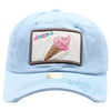 FD3 Pit Bull Amaze In Life Ice Cream3 Patch Washed Cotton Hat[Sky]