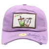 FD3 Pit Bull Amaze In Life Boba1 Patch Washed Cotton Hat[Lavender]