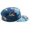 PB309 Pitbull Cambridge 5 Panel Unstructured Floral Rope Hat [Teal]