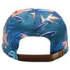 PB309 Pitbull Cambridge 5 Panel Unstructured Floral Rope Hat [Teal]