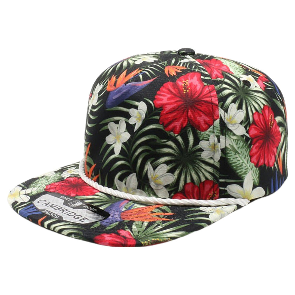 PB309 5 Panel Unstructured Floral Rope – CHOICE CAP, INC.
