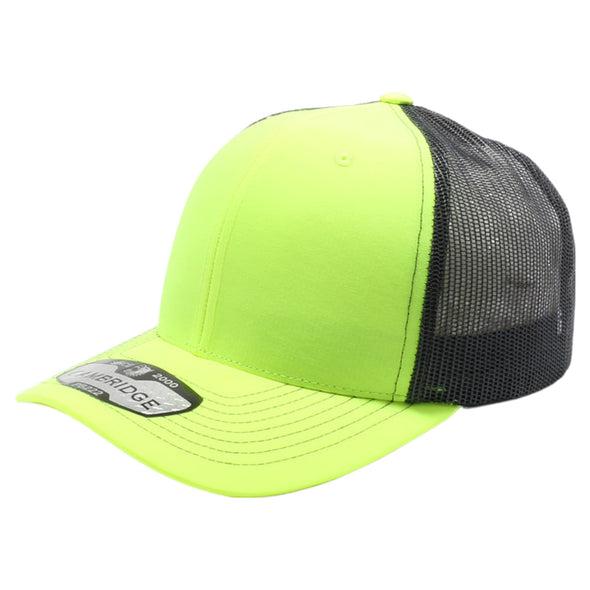 PB222N Pit Bull Cambridge Neon Trucker Hat [Neon Yellow/Charcoal]