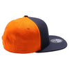 PB105 Flat Bill Tri Color Snapback [Navy/Orange]