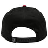 PB105 Flat Bill Tri Color Snapback [White/Black/Burgundy]