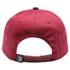 PB105 Flat Bill Tri Color Snapback [Black/Burgundy]