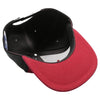 PB 105 Flat Bill Tri Color Snapback [Burgundy/Black]