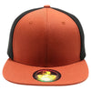 PB105 Flat Bill Tri Color Snapback [B.Orange/Black]